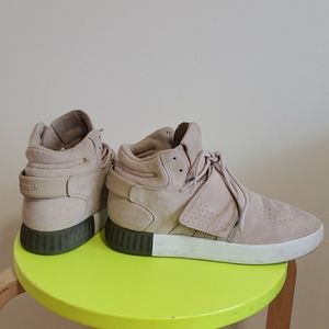 Adidas Tan Suede Tubular Moon Sneakers